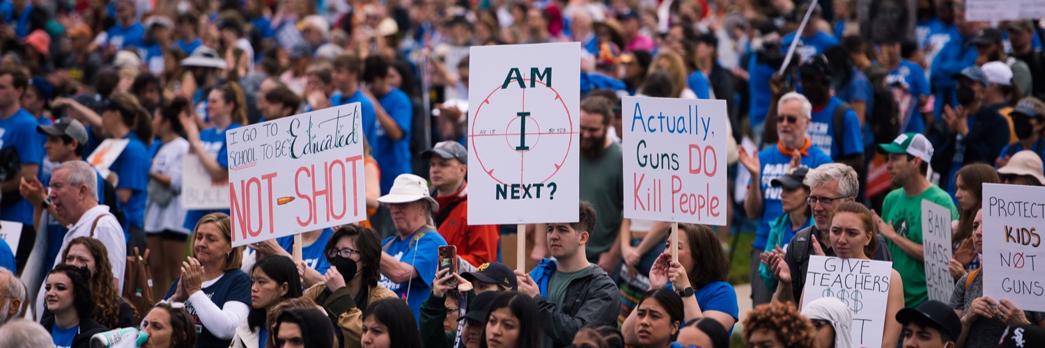 March For Our Lives's banner