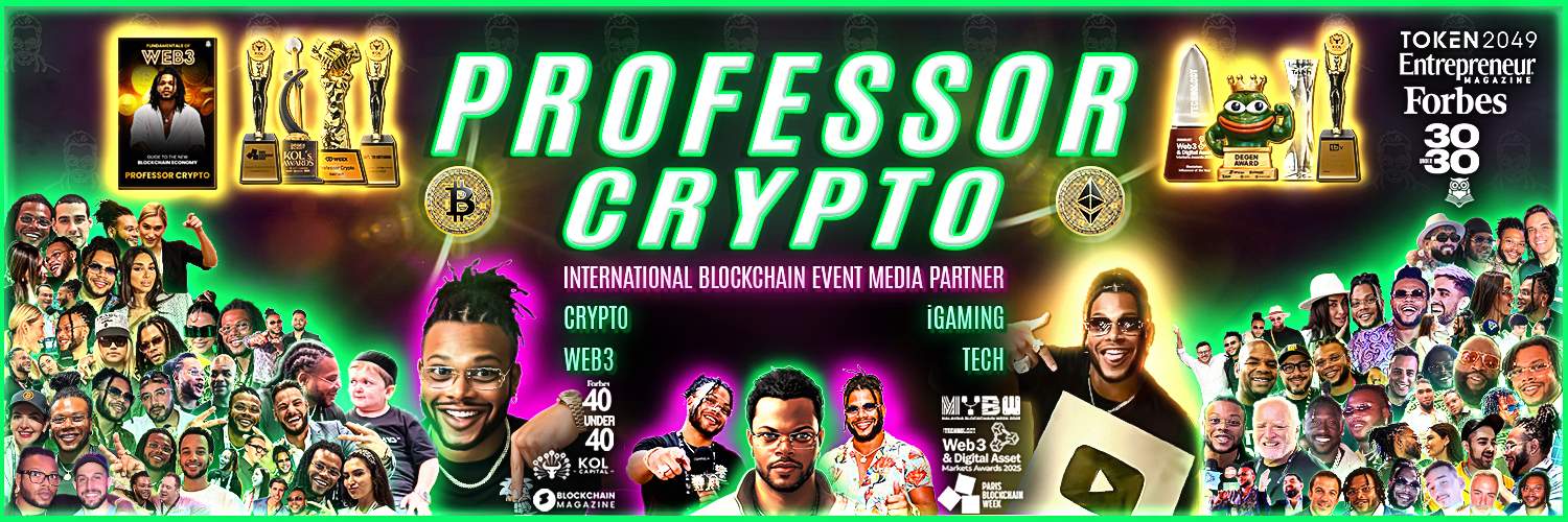 Professor Crypto's banner