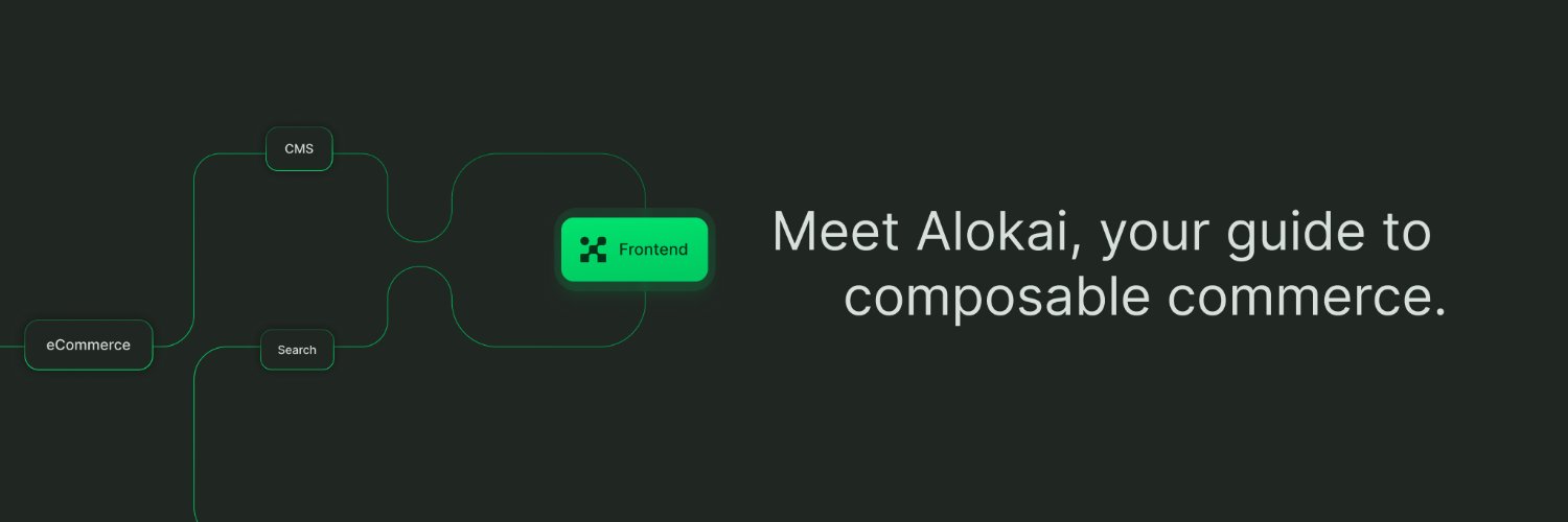 Alokai's banner