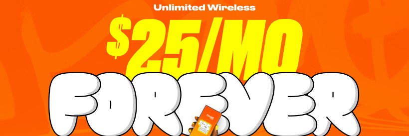 Boost Mobile's banner