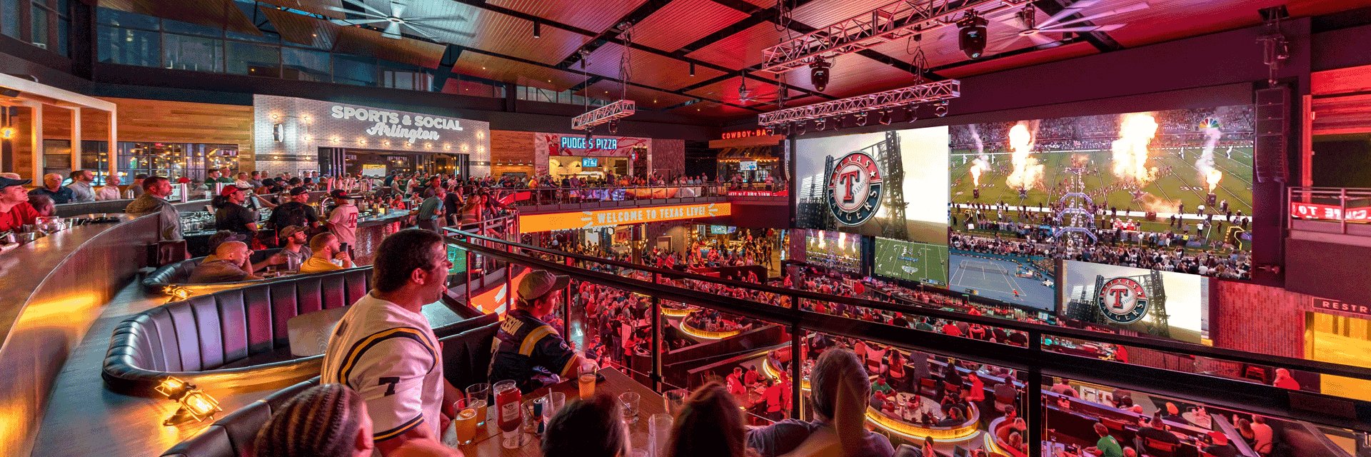 Texas Live!'s banner