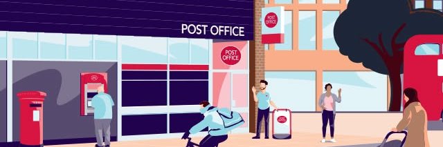 Post Office's banner