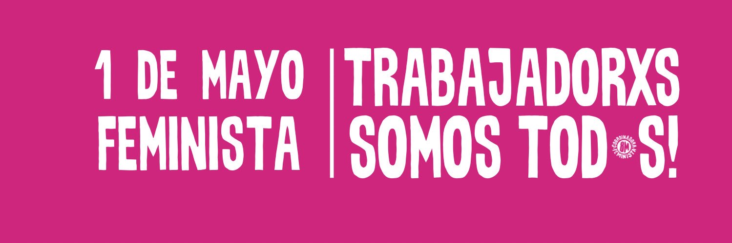 Coordinadora Feminista 8M's banner