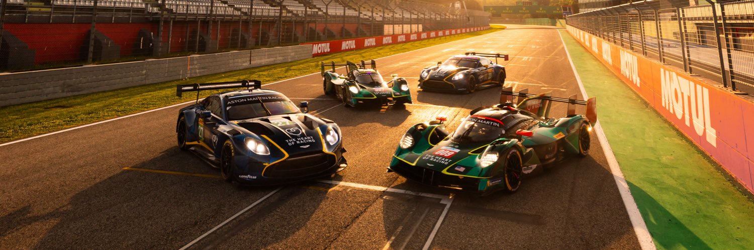 Aston Martin Racing's banner