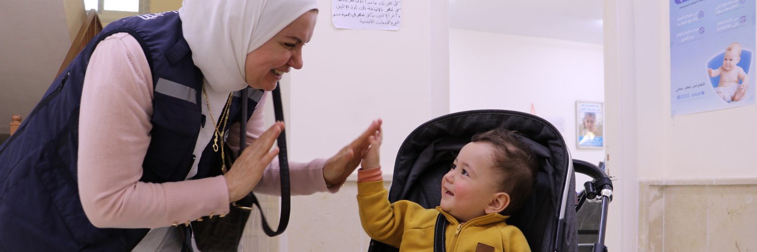 WHO Syria's banner