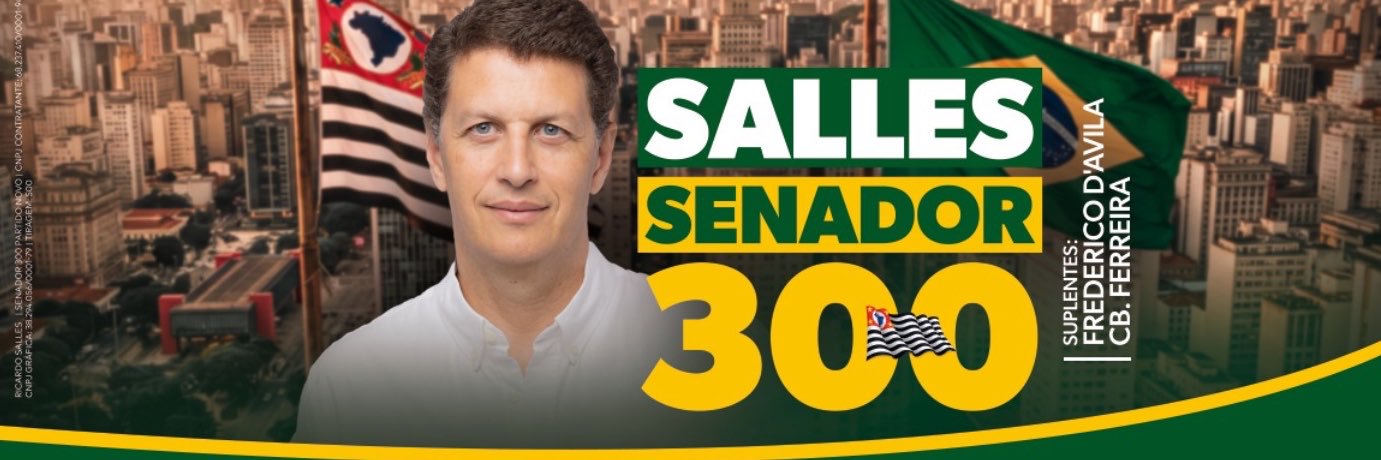 Ricardo Salles's banner