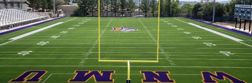 WNMU Mustang Football's banner