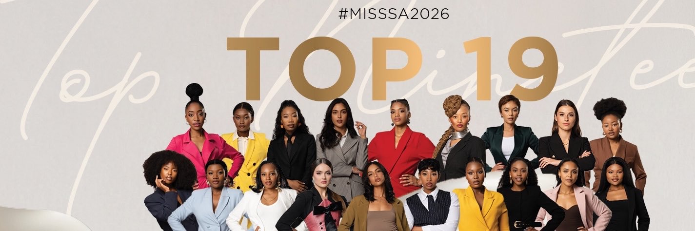Miss South Africa's banner