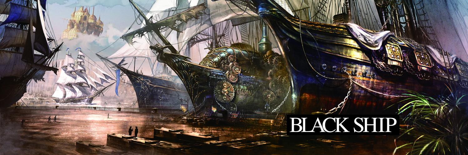 BLACK SHIP Purser's banner