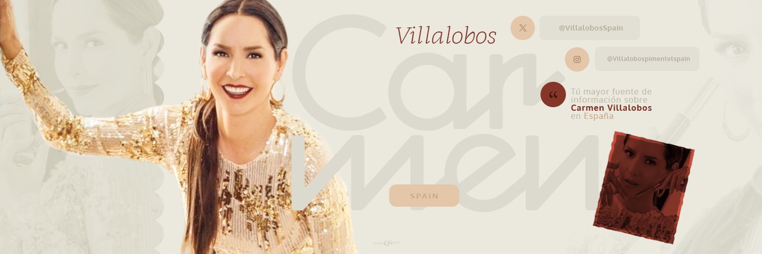 Carmen Villalobos Spain's banner