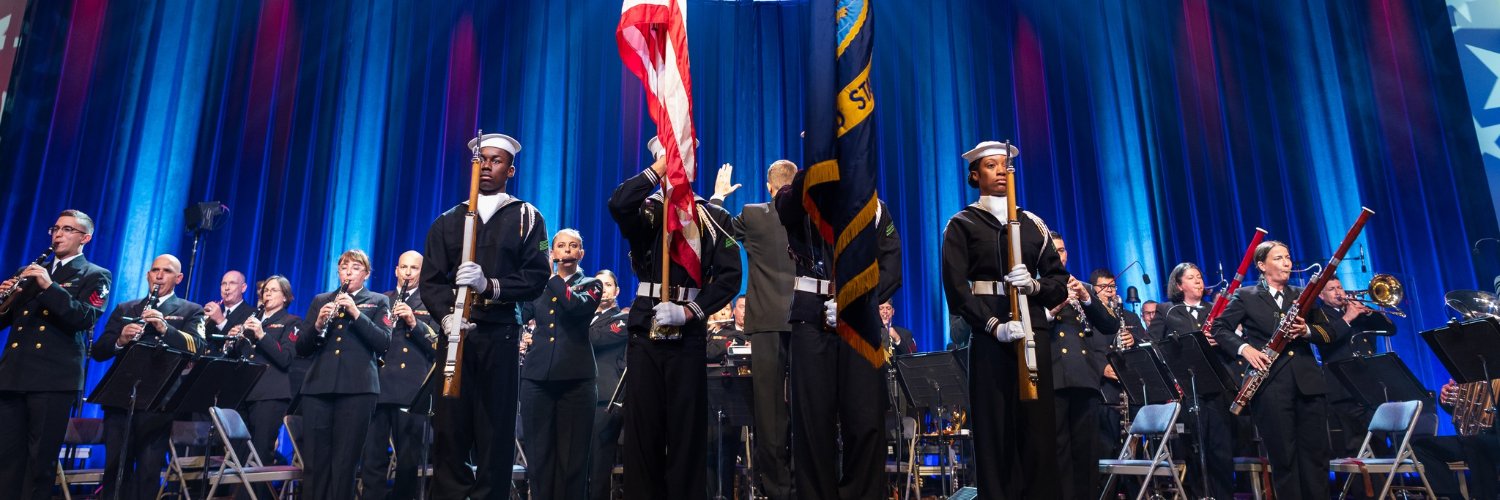 U.S. Navy Band's banner