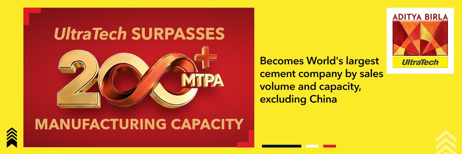 UltraTech Cement Ltd's banner