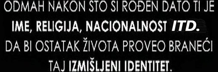 SAMO ČOVEK's banner