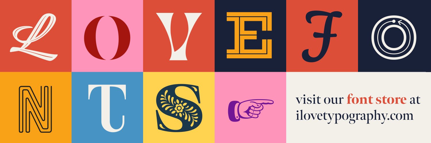 I Love Typography's banner