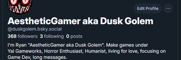 AestheticGamer aka Dusk Golem's banner