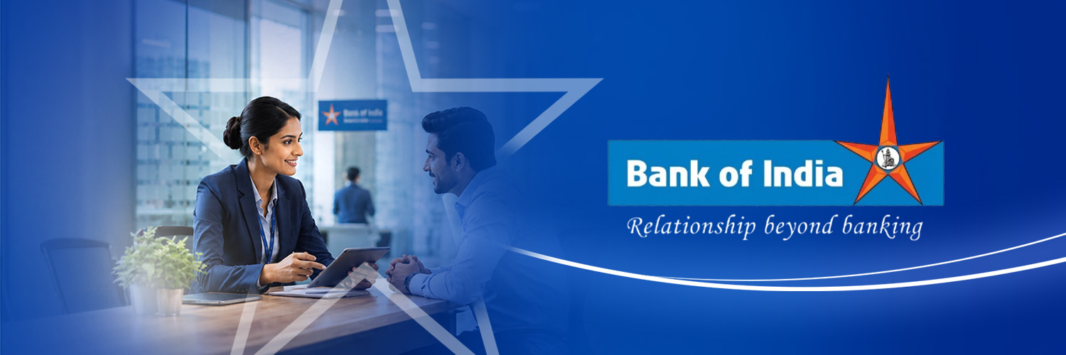 Bank of India's banner