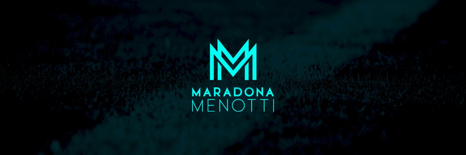 Maradona Menotti's banner