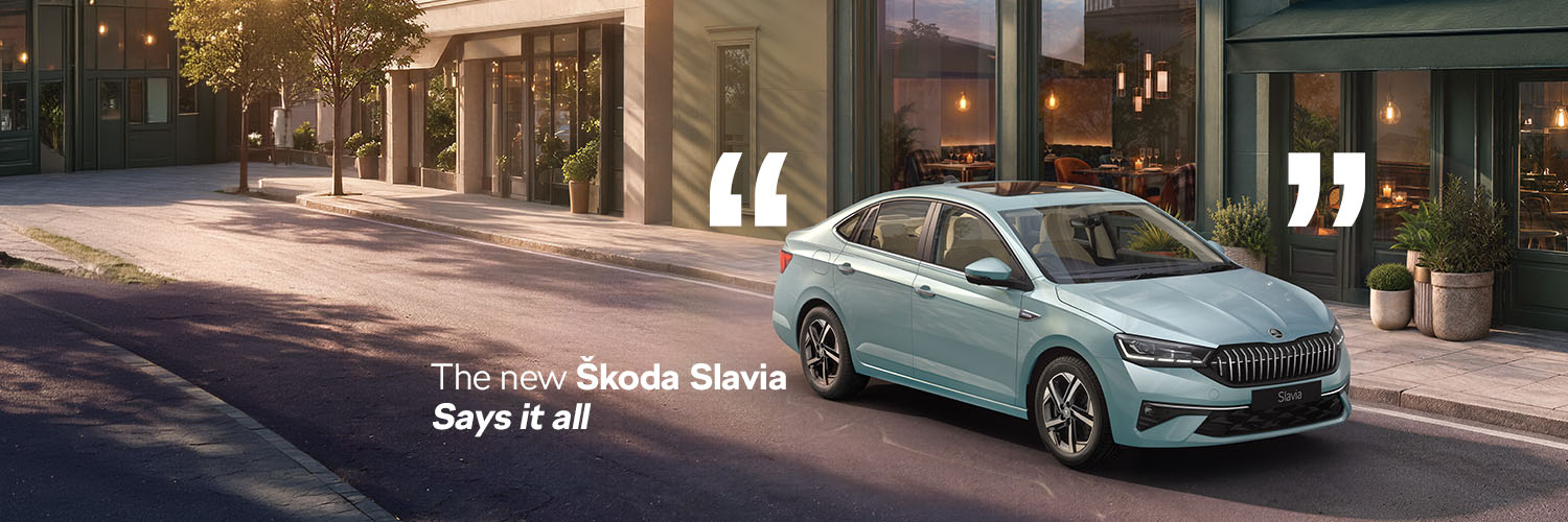 Škoda India's banner