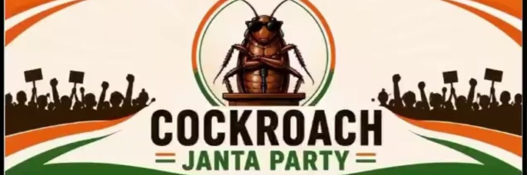 Cockroach Janta Party's banner