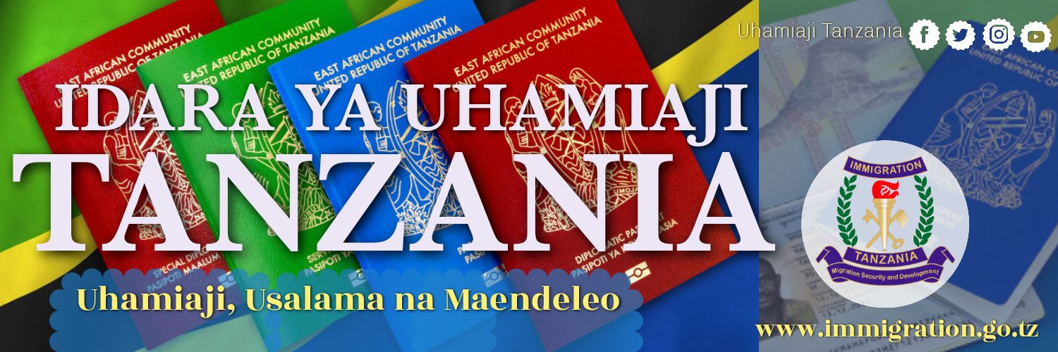 Uhamiaji Tanzania's banner