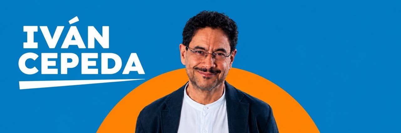 Iván Cepeda Castro's banner