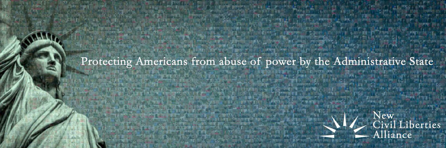 New Civil Liberties Alliance's banner
