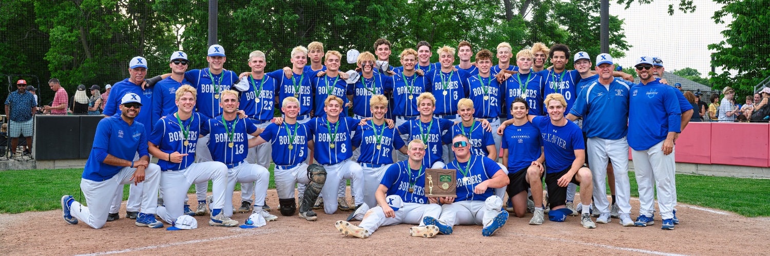St. Xavier Baseball's banner