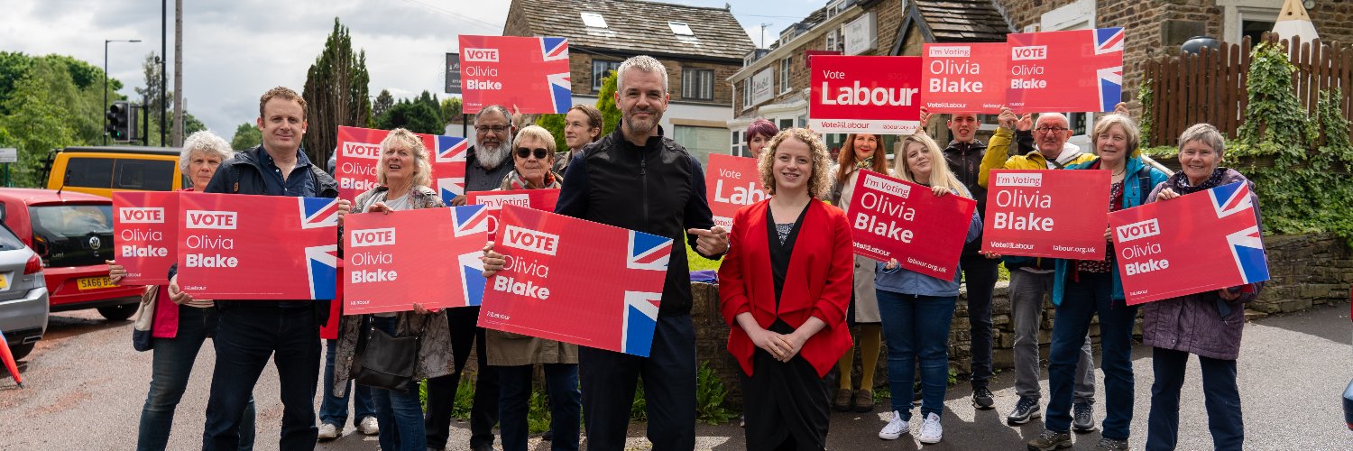 Olivia Blake MP's banner