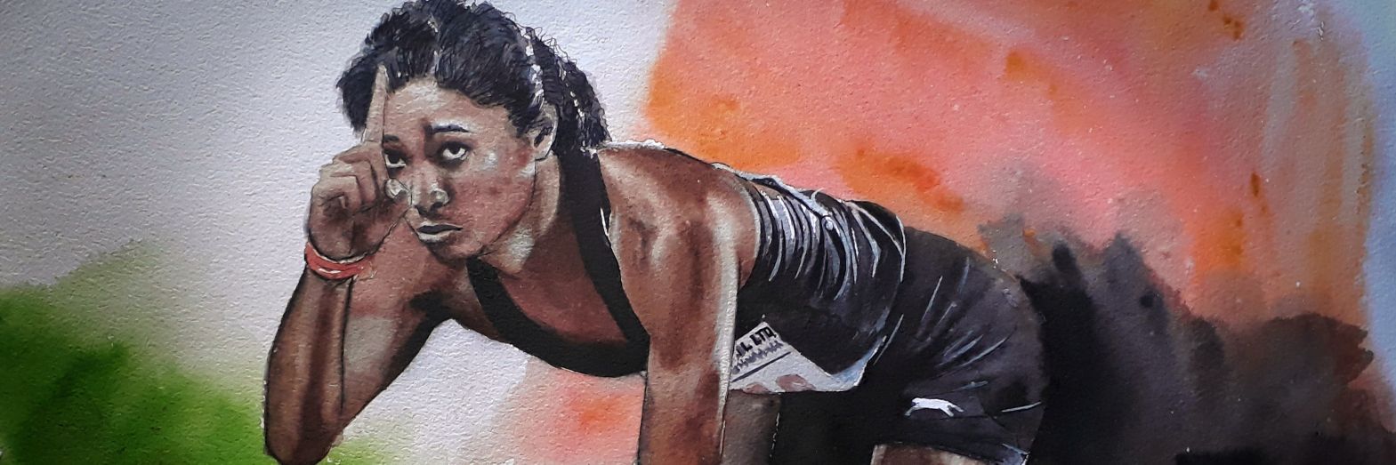 Hima Das's banner