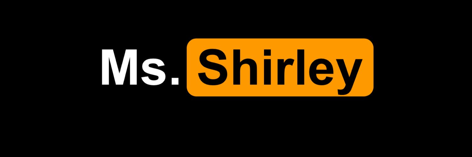 Ms. Shirley's banner