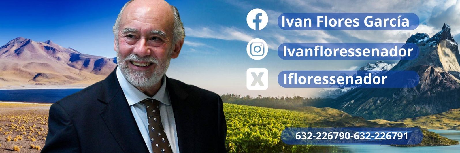 Iván Flores García's banner