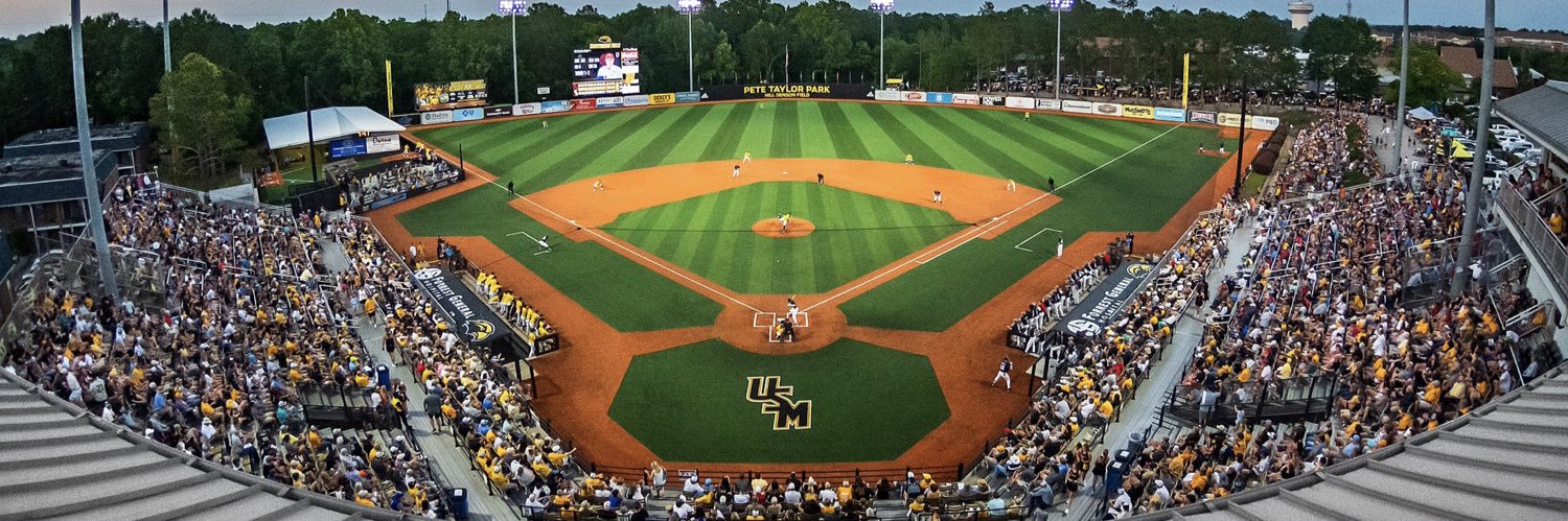 Southern Miss Sports Trump's banner