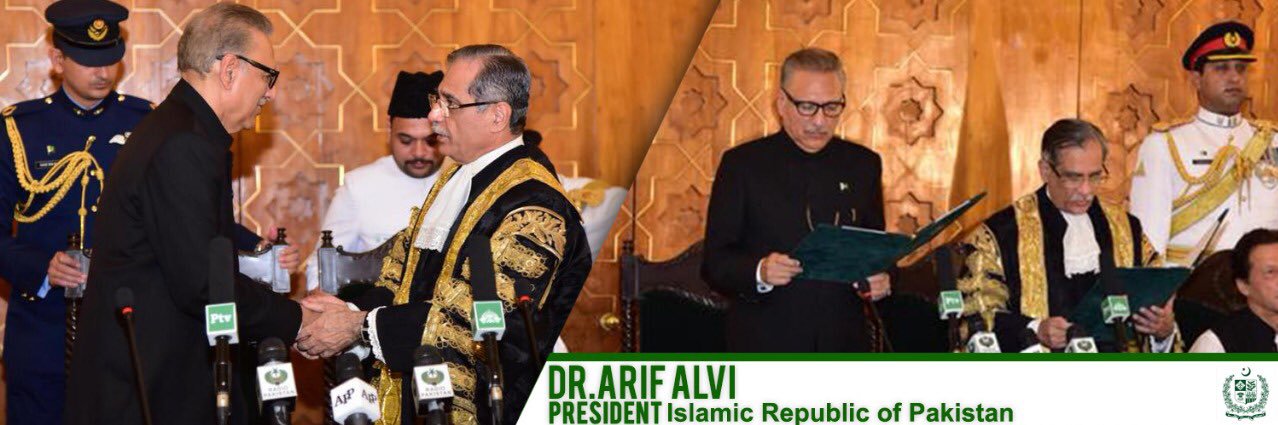 Dr. Arif Alvi's banner