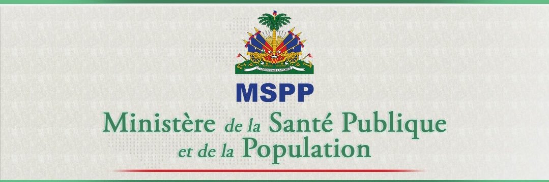 MINISTÈRE DE LA SANTÉ PUBLIQUE ET DE LA POPULATION's banner