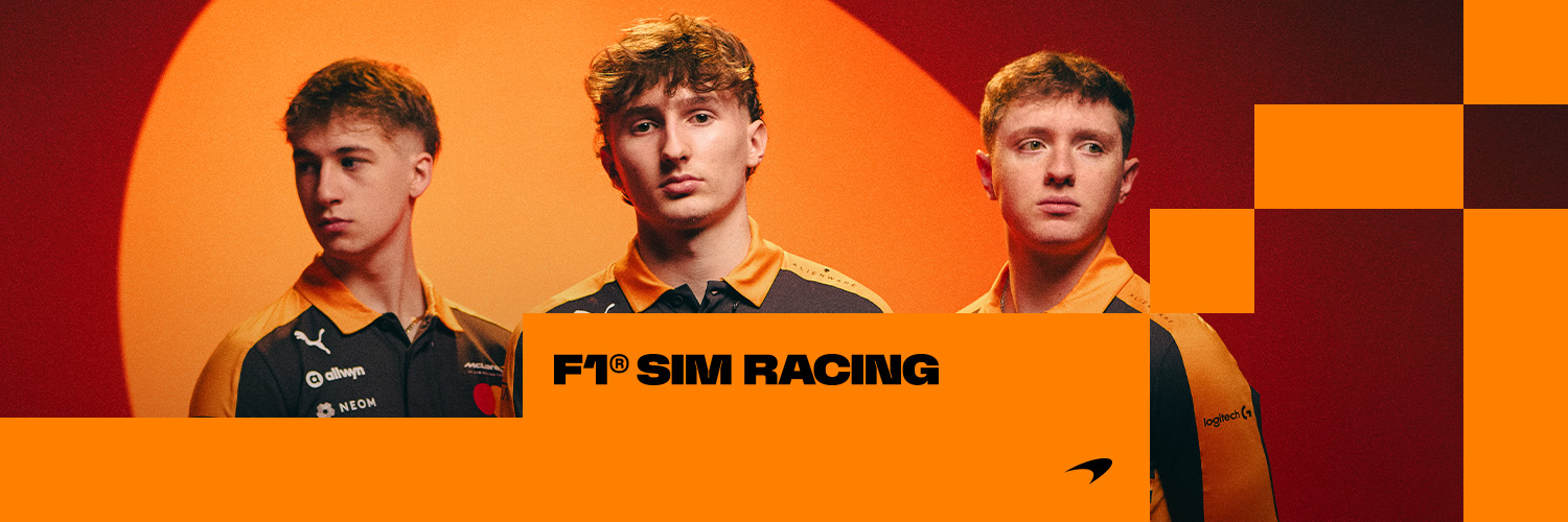 McLaren F1 Sim Racing Team's banner