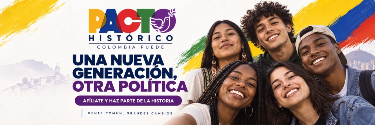 Pacto Histórico Colombia's banner