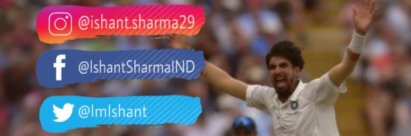 Ishant Sharma's banner
