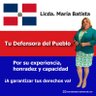 Lic. Maria A. Batista Mejía, LL. M. 的头像