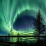 aurora boreal profil fotoğrafı