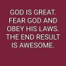 GOD IS GREAT AND POWERFUL.'s profile picture