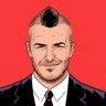 Fake David Beckham profil fotoğrafı