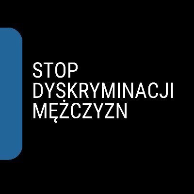 Stop dyskryminacji mężczyzn's profile picture