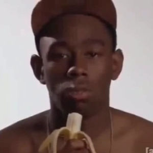 tyler the creator staring and eating banan's profile picture