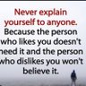 Фото профиля I Don’t Owe You an Explanation