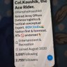 Col Kaushik, the Ace Rider @ Col Ramphal Kaushik9's profile picture