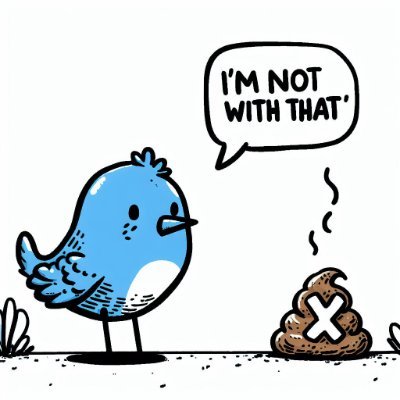 Bluebird pooped an X's profile picture