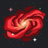 Galaxia distante profil fotoğrafı