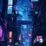 Cyberpunk profil fotoğrafı