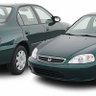 1998 Green Honda Civic Sedan profil fotoğrafı