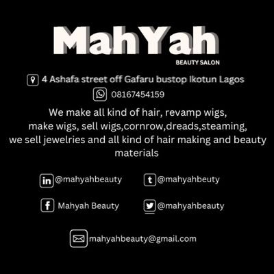 Mahyah beauty your wig plug ❣️'s profile picture
